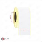 90 mm X 100 mt Şerit (Sürekli Form) Mat Barkod Etiketi