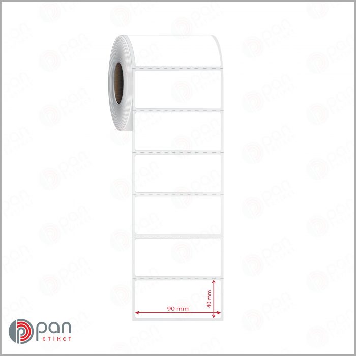 90x40 Perforeli Etiket - Görsel 2