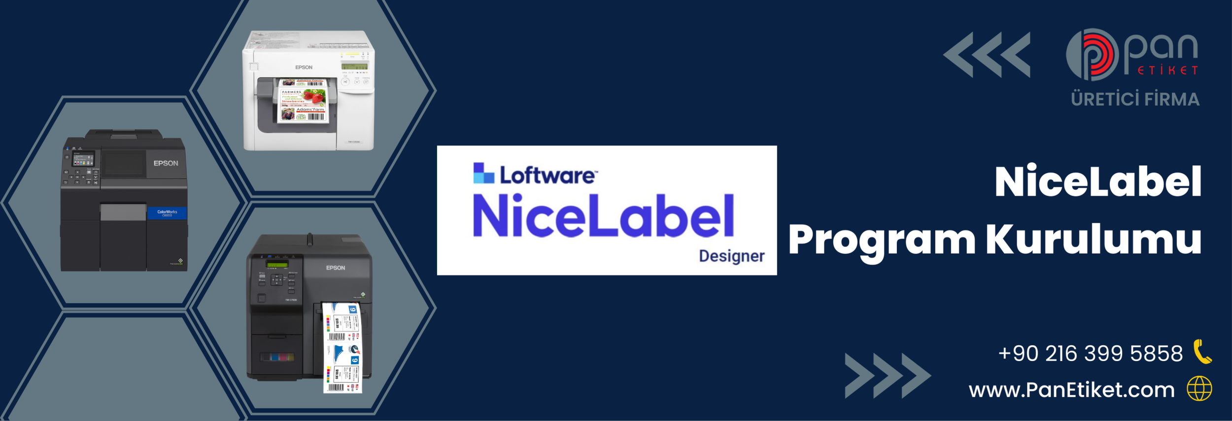 Nicelabel Loftware Epson barkod yazıcı programı kurulumu