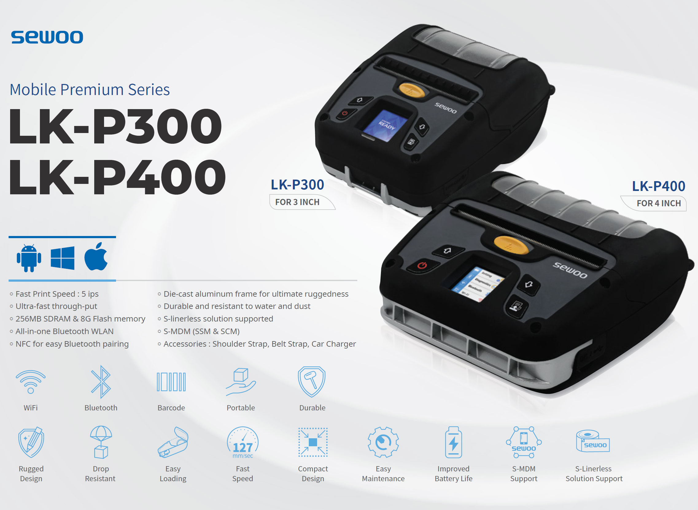 Sewoo LK-P300 vs LK-P400